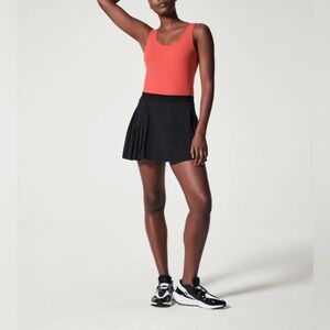 Spanx Booty Boost Pleated 14” Skort, NWT